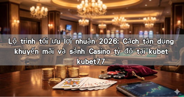 Lộ trình tối ưu lợi nhuận 2026: Cách tận dụng khuyến mãi và sảnh Casino tỷ đô tại kubet kubet77
